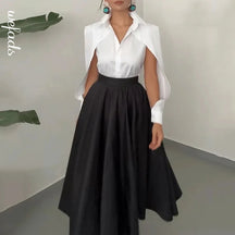 Conjunto Black & Blanc Élégance